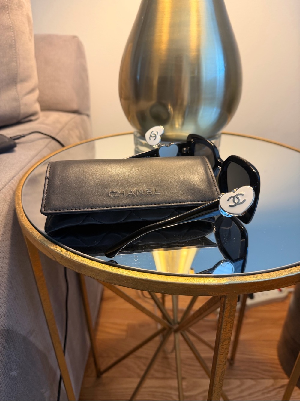 CHANEL Black Sunglasses New w/o tags - Picture 6 of 6